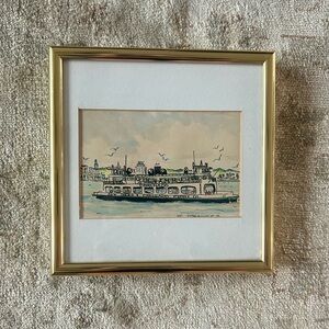 Original Framed Watercolor